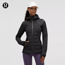 lululemon丨Down for It All 女士羽绒连帽外套防风拒水 LW4CA7S 黑色 XXS /2
