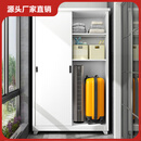 卡诗曼防晒防水锈阳台柜子储物柜钢制户外杂物大容量一体靠墙收纳置物柜 赠送安装服务-白色 高2300* 宽1025* 深600mm