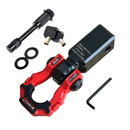 MR MARKROAD运良改装路野坦克300400500锰钢方口拖车钩拖车臂汽车后杠U型钩 32吨【精雕铝】黑红拖车钩-[送坦克盖板]