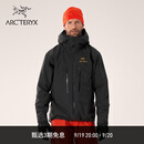 ARC'TERYX始祖鸟 ALPHA SV JACKET GORE-TEX PRO 防水 男子 硬壳夹克 24K BLACK/黑色 M
