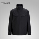 ARC'TERYX始祖鸟 VEILANCE FIELD JACKET 防水 男子 商务硬壳夹克 Black/黑色 M