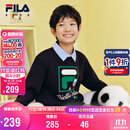 FILA斐乐儿童童装套头卫衣2025年秋男孩女孩中大童长袖春秋装