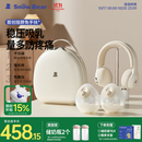 小白熊SnowBear吸奶器免手扶电动全自动热敷便携挂脖式双边吸乳器收纳包组合8909