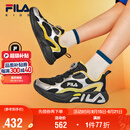 FILA斐乐童鞋儿童跑步鞋2025年秋季男女中大童旋钮运动鞋子