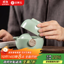 金镶玉功夫旅行茶具套装泡茶壶 快客杯飘逸杯盖碗汝窑 祥龙快客杯