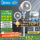 美的（Midea）【暴风循环】空气循环扇大风量摇头电风扇家用台式落地扇轻音卧室节能小风扇柔风轻羽扇 FGA24TQ