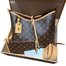 Chanel 【二手95新 】 L Carryall小号老花 单肩斜挎女士包袋 98新  Carryall小号老花单肩包