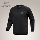 ARC'TERYX始祖鸟 EMBLEM FLEECE CREW 男子 抓绒衫 Black/黑色 M