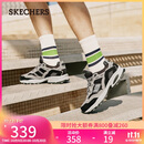 斯凯奇（Skechers）男鞋秋季厚底老爹鞋休闲熊猫鞋软底运动鞋237067
