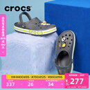 卡骆驰crocs洞洞鞋贝雅卡骆班轻便耐磨一脚蹬休闲鞋|205089 石板灰/青柠绿-0GX 41 /42(260mm)