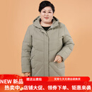 暖冬鸭鸭加肥加大号250斤胖妹妹特大码羽绒服中老年人码中长的款300斤胖妈 绿色 10XL 【建议245-270斤】
