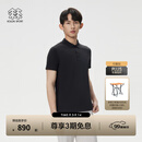 KOLON SPORT/可隆SECO空气POLO衫 男子户外吸湿速干防晒UPF50+抗菌T恤上衣 LHPT5AT885-BK 黑色 2XL185/104A