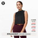 lululemon丨Flow Y 女士运动二合一短款背心 LW1CMYS 黑色 M /8