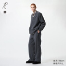 优衣库合作款/男装女装摇粒绒长裤/休闲裤裤子25秋冬新款483979 08 深灰色 L