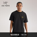 ARC'TERYX始祖鸟 KRAGG COTTON LOGO SS 透气 男子 棉质短袖T恤 24K BLACK/黑色 L