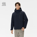 KOLON SPORT可隆羽绒衣防水防风透湿男士轻量微弹连帽鹅绒夹克