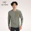 ARC'TERYX始祖鸟 RHO LT CREW NECK 男子 内层长袖上装 FORAGE/TATSU/幽雾绿/复古绿 L
