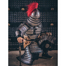 虾客铁浮屠甲宋制铁浮屠步人扎甲温陈华中国甲胄铠甲盔甲电影周边 全装铁浮屠银色加长