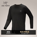 ARC'TERYX始祖鸟 RHO MERINO WOOL CREW NECK 男子 内层长袖上装 BLACK/黑色 M