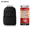 新秀丽（Samsonite）双肩包时尚商务电脑包通勤大容量背包黑色 15.6英寸 NX5*09001