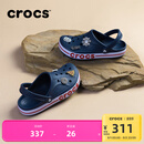 卡骆驰crocs洞洞鞋贝雅卡骆班轻便耐磨一脚蹬休闲鞋|205089 深蓝/辣椒红-4CC 43 (270mm)