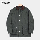 MCS源自万宝可脱卸菱形格内胆间棉外套 军绿色N4 L 175/92B( 50 )