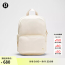 lululemon丨Everywhere Small 小款背包 *金属件 双肩包 LU9CZPS 浅象牙白/橡木棕/金 O/S