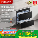 方太消毒柜家用 5分钟瞬消 110L大容量 三重组合消毒 嵌入式双层消毒碗筷柜【国家补贴】J55E
