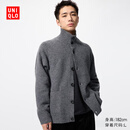 优衣库男女装souffle yarn舒芙蕾针织开衫/毛衣毛衫25新款480023 08 深灰色 M /170/92A
