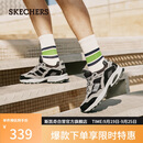 斯凯奇（Skechers）男鞋秋季厚底老爹鞋休闲熊猫鞋软底运动鞋237067