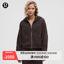 lululemon丨Scuba 女士超宽松款拉链连帽衫 LW3HTLS 红杉棕/金 M /L