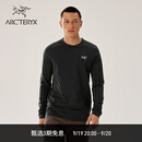 ARC'TERYX始祖鸟 CAPTIVE ARC'WORD LS 透气 男子 棉质长袖T恤 BLACK/黑色 M