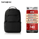 新秀丽（Samsonite）双肩包时尚商务电脑包通勤大容量背包黑色 15.6英寸 NX5*09001