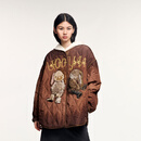 UOOYAA/乌丫2025冬季「奇幻精灵」兔子精灵M65内胆棉服 棕色 S