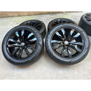 进口原装20寸大众途锐原厂轮毂轮胎成色几乎全新原装拆车轮毂原车