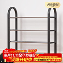 安尔雅 鞋架门口多层简易鞋柜客厅宿舍出租房收纳架子加粗  四层50cm