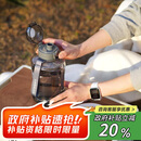乐扣乐扣（LOCK&LOCK）小水库大容量塑料运动水杯户外冷水壶刻度把手男女杯子1.6L灰色