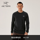 ARC'TERYX始祖鸟 CAPTIVE ARC'WORD LS 透气 男子 棉质长袖T恤 BLACK/黑色 M