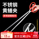 臻佑（Grsaed）黄鳝夹子不锈钢多功能防滑泥鳅夹螃蟹夹子52cm直头加长龙虾钳控鱼