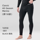 Smartwool男款Merino150美利奴羊毛户外功能保暖速干内衣长裤排汗 黑色BLACK_ 16958-001 M 建议175