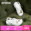 卡骆驰crocs洞洞鞋贝雅男鞋女鞋轻便耐磨一脚蹬拖鞋休闲鞋|10126 白-100 37 /38(230mm)