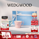 Wedgwood[11.11保价]欢愉假日马克杯情侣对杯杯子水杯咖啡杯高颜值 欢愉假日蓝粉马克杯 2个 350ml
