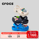 卡骆驰（CROCS）贝雅儿童洞洞鞋男女童户外包头沙滩鞋拖鞋/207013/207012 深蓝色-410 28 (165mm)