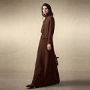 菀草壹（wancaoyi）【商场同款】2025冬季新款时尚套装H08633551 暗咖色 S