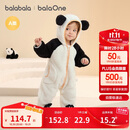 巴拉巴拉婴儿连体衣秋冬装宝宝外出抱衣爬服2025保暖绒感萌趣209425120201