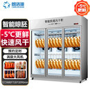 朗洛琳烤鸭风干柜晾鸭柜商用展示柜晾胚柜乳鸽烧鹅烧鸭烧腊风干机智能保鲜除湿解冻冷藏凉鸭柜吹鸭烘干柜 【-5℃更鲜】6杆大三门快干（大风机+高效压机）