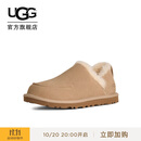 UGG秋季新款女士舒适时尚一脚蹬休闲懒人毛毛鞋1174572SAN|沙色38