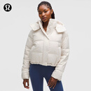lululemon丨Wunder Puff 女士短款羽绒外套羽绒服 防风 LW4CADS 浅象牙白 S /6