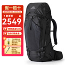 GREGORY格里高利户外背包 Baltoro穿岳系列男款登山包 徒步背包 带防雨罩 65L 曜石黑 M