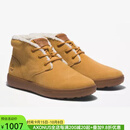 添柏岚（Timberland）男士靴子雪地靴加绒棉鞋 绒面革保暖防水防滑 中帮系带轻便 冬季新款进口 Wheat Suede 12